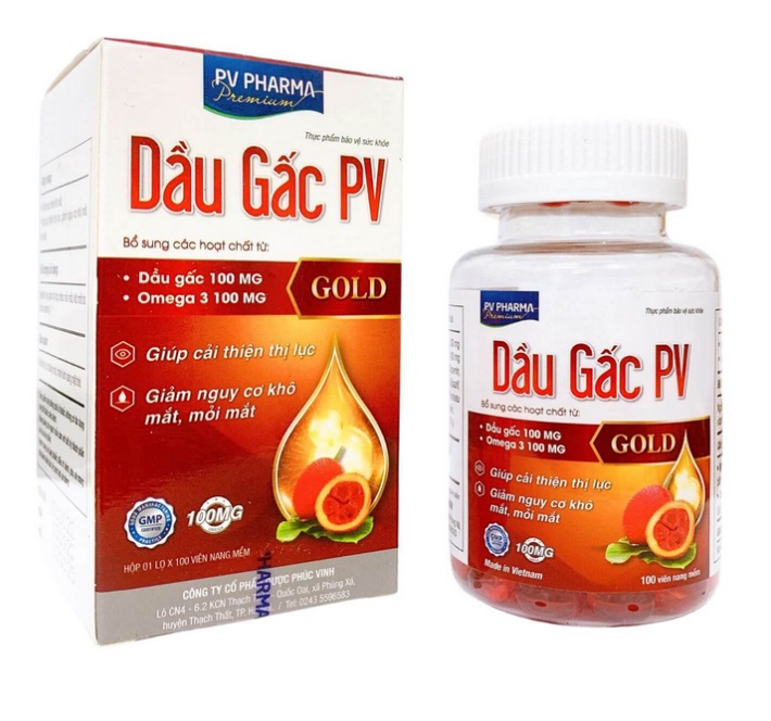 Препарат Dau Gac Pv GOLD от глазных болезней (100 шт)